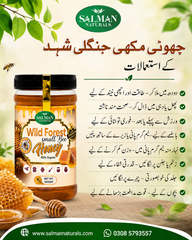 100% Pure Wild Honey Small Bee Export Quality / جنگلی شہد چھوٹی مکھی