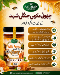 100% Pure Wild Honey Small Bee Export Quality / جنگلی شہد چھوٹی مکھی